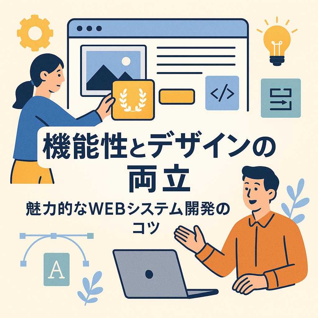 機能性とデザインの両立：魅力的なWEBシステム開発のコツ