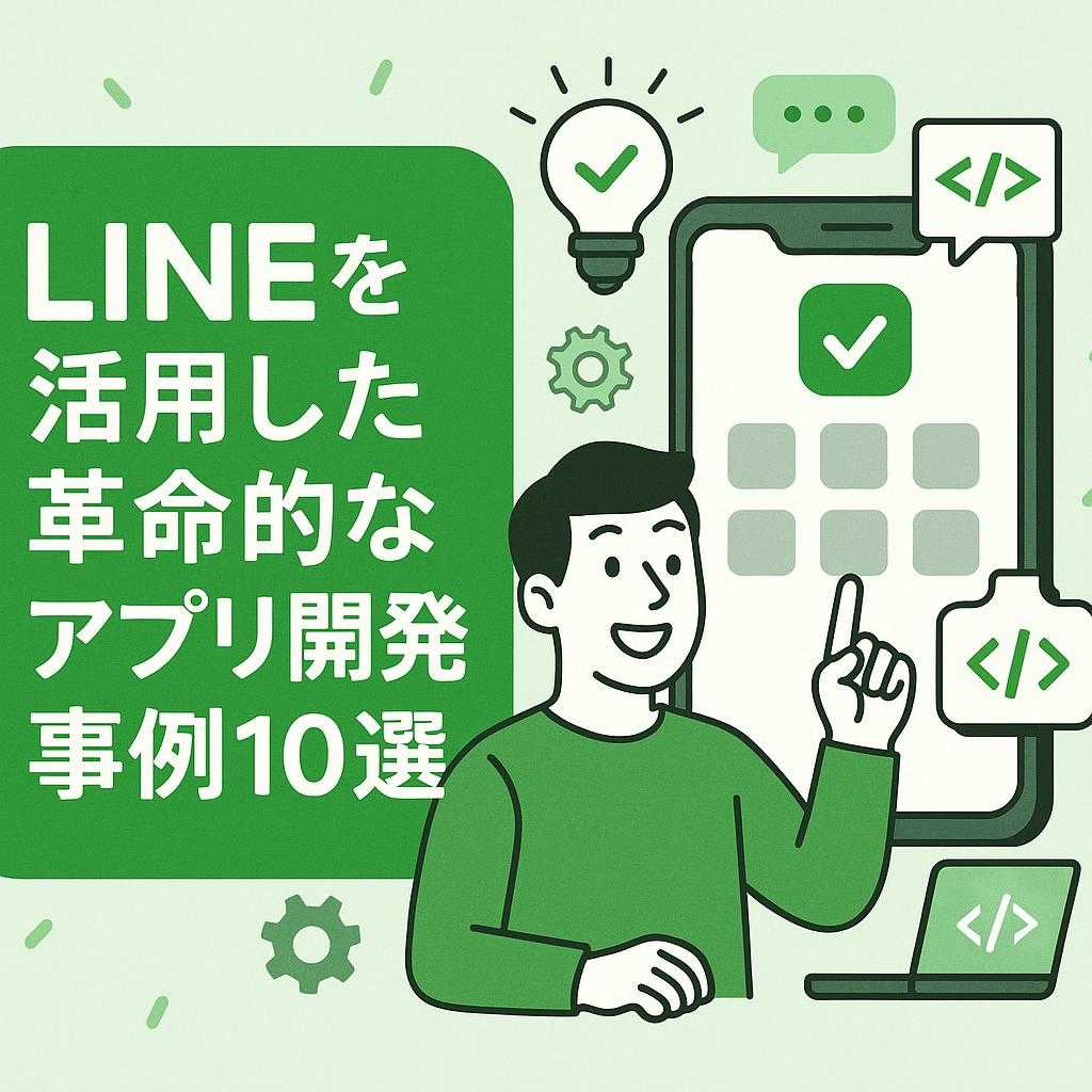 LINEを活用した革命的なアプリ開発事例10選
