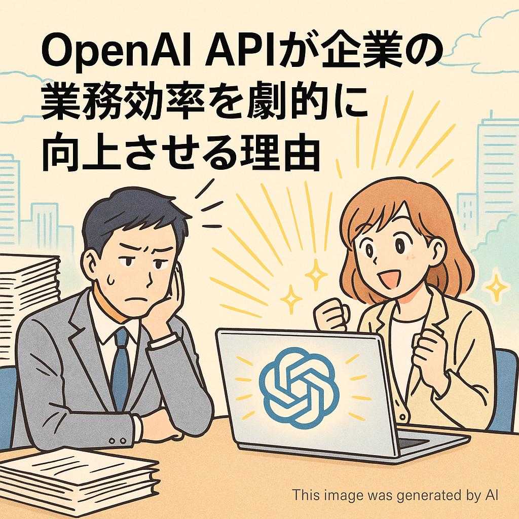 OpenAI APIが企業の業務効率を劇的に向上させる理由