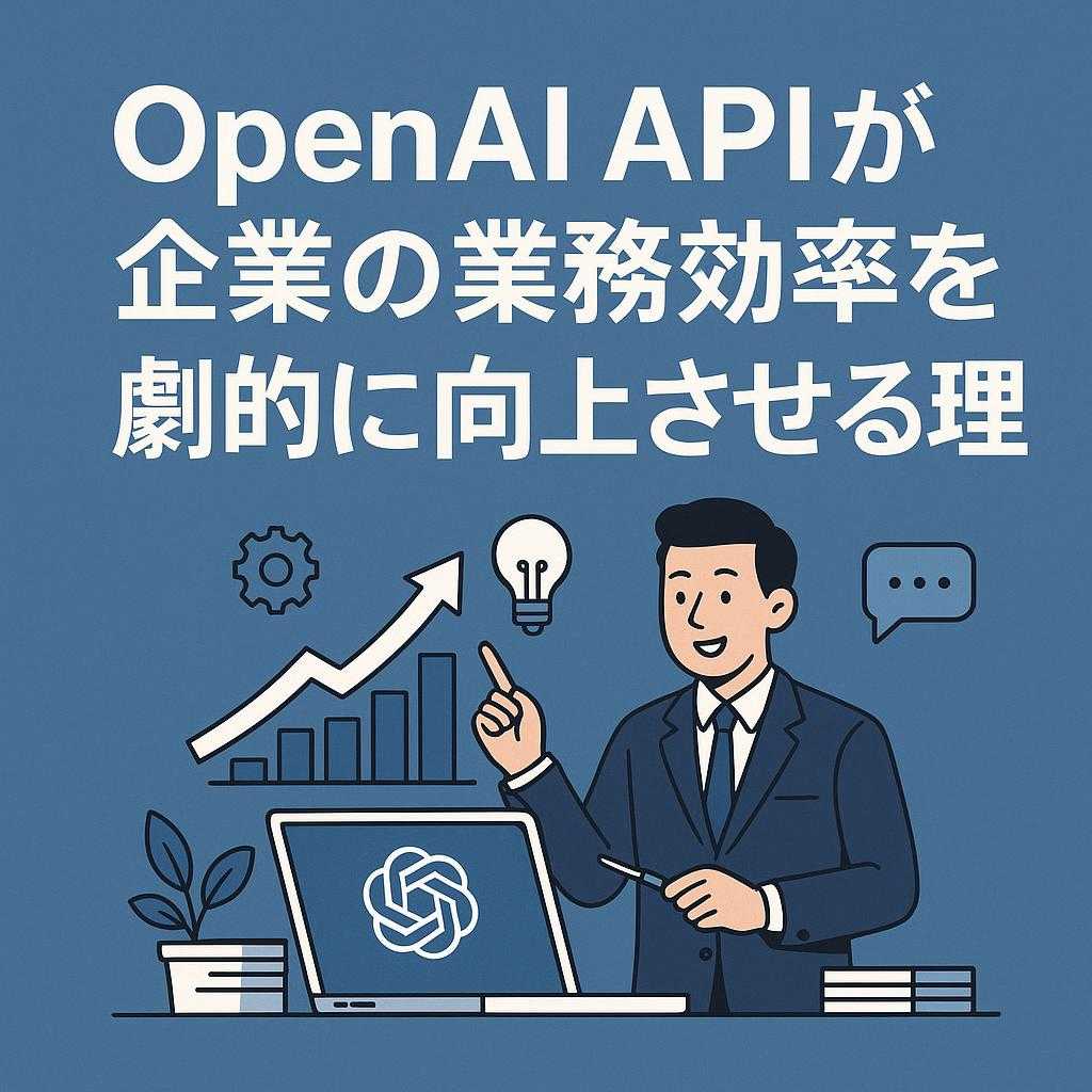 OpenAI APIが企業の業務効率を劇的に向上させる理由
